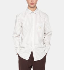 Chemise manches longues Charles à rayures Serge Blanco