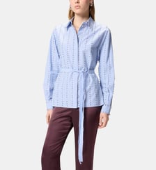 Chemise à rayures bijoux Pinko