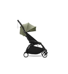 Poussette Yoyo3 6+ Olive - cadre noir Stokke