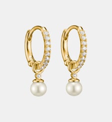Créoles perle avec zirconia Thomas Sabo