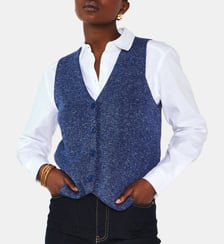 Gilet Sans Manches En Coton Mélangé Parker Maison 123
