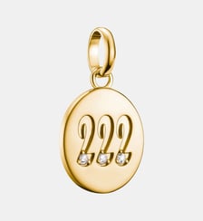 Pendentif Charm numéro angélique 222 avec pierres blanches Connect Thomas Sabo