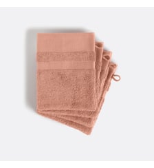 Lot de 4 gants de toilette en coton peigné 600g/m2 La Redoute Interieurs