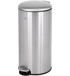 Poubelle de cuisine manuelle ronde 30L avec pedale Essentiel B
