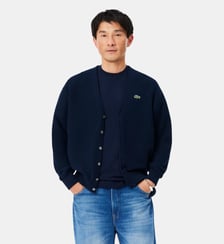 Cardigan maille coton Lacoste