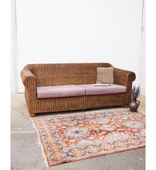 Canapé en rotin vintage Jacques N°143- Produit chiné Debongout