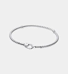 Bracelet Fermoir Clouté & Chaîne Pandora