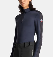 Sous-pull Alpille IV ajusté stretch col montant zippé Fusalp