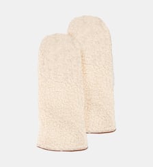 Gants cuir d'agneau pleine fleur - doublées imitation fourrure Isotoner