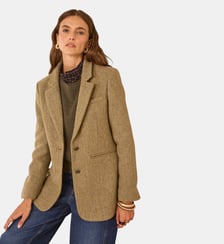Blazer En Laine Mélangé Courtney Maison 123