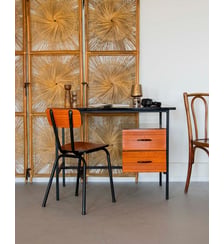 Bureau rétro en formica Yvan N°522- Produit chiné Debongout
