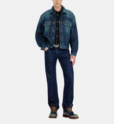 Veste trucker en denim selvedge Diesel