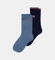 Lot de 2 chaussettes mi-hautes en fil d'Écosse Le Slip Francais