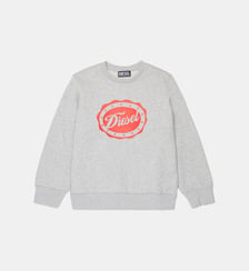 Sweat-shirt col rond avec logo Diesel Kids