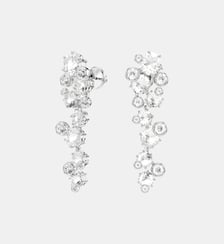 Pendants d'oreilles Constella, Métal rhodié Swarovski