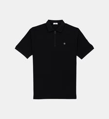 Polo Lino manches courtes en coton piqué Serge Blanco
