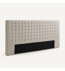 Tête de lit capitonnée L220cm tissu texturé Alezan AM.PM