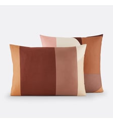 Taie d'oreiller satin de coton lavé La Redoute Interieurs