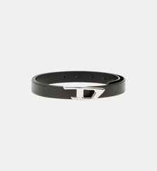 Ceinture 2 cm en cuir avec boucle métallique D Diesel