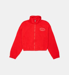 Sweat zippé avec logo Diesel Kids