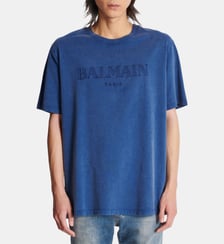 T-shirt ample avec broderie Vintage Balmain