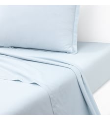 Drap plat en batiste de coton Yves Delorme