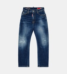 Jeans regular bleu moyen - London Bro Dsquared2