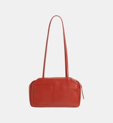 sac Lucie porté épaule en cuir Agnès b.