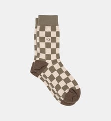 Chaussettes en coton peigné carreaux Billybelt