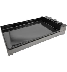 Plancha gaz Premium Acier 75 NG noir gris 3 brûleurs à poser, 73.2x40.9 cm Forge Adour