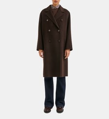 Manteau croisé en laine double face - ALBERTINE Pablo
