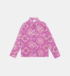 Chemisier manches longues col chemise imprimé ethnique CLEMO La Petite Etoile