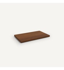 Lot de 2 étagères L60cm plaqué noyer AM.PM