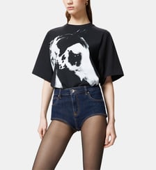 T-shirt large avec imprimé de cheval reimagine pinko x patrick mcdowell Pinko