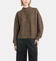 Sweatshirt imprimé léopard The Kooples