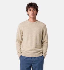 Pull Madani laine col rond Serge Blanco