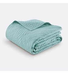 Couvre lit boutis matelassé coton Tropical La Redoute Interieurs