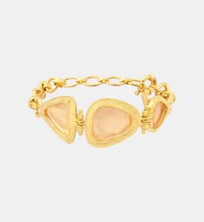 Bracelet chaîne maillons ronds   doré à l'or fin - Bysance Satellite