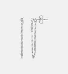 Boucles d'oreilles États d'Âme en Argent La Garçonne Diamant