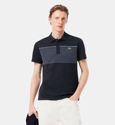 Polo regular fit color-block en Piqué Lacoste