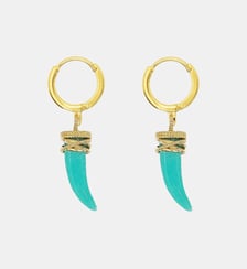 Boucles d'oreilles plaqué or TRIBU Nilaï