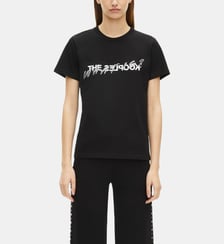 T-shirt en coton What Is avec strass The Kooples