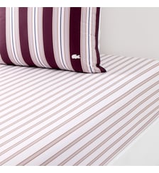 Drap housse en percale de coton Lacoste Home