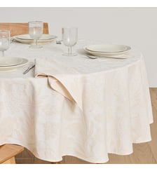 Nappe ronde en coton jacquard La Redoute Interieurs