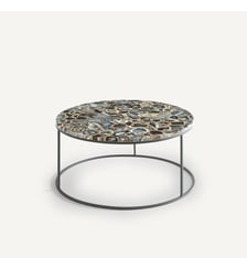 Table basse agate et métal acier Anaximène AM.PM