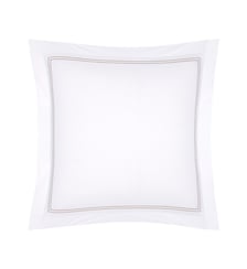 Taie d'oreiller en percale de coton Yves Delorme
