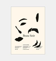 Poster   Beau Soir - The Poster Club x Lucrecia Rey Caro Poster & Frame