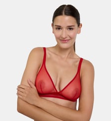 Soutien-gorge triangle Nufit rouge Maison Lejaby