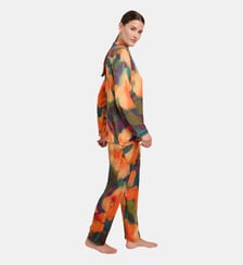 Pantalon Paradise en viscose imprimé Maison Lejaby