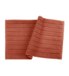 Tapis de bain 100% Coton BIO, DOUCEUR NATURE Blanc Cerise